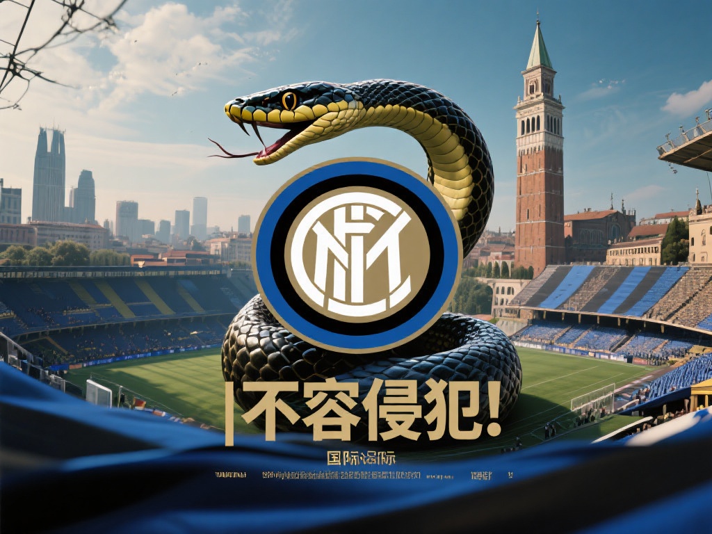 灵蛇守护米兰城,国米战巴萨誓抵强敌 国际米兰的灵蛇标志早已成为球队文化的重要